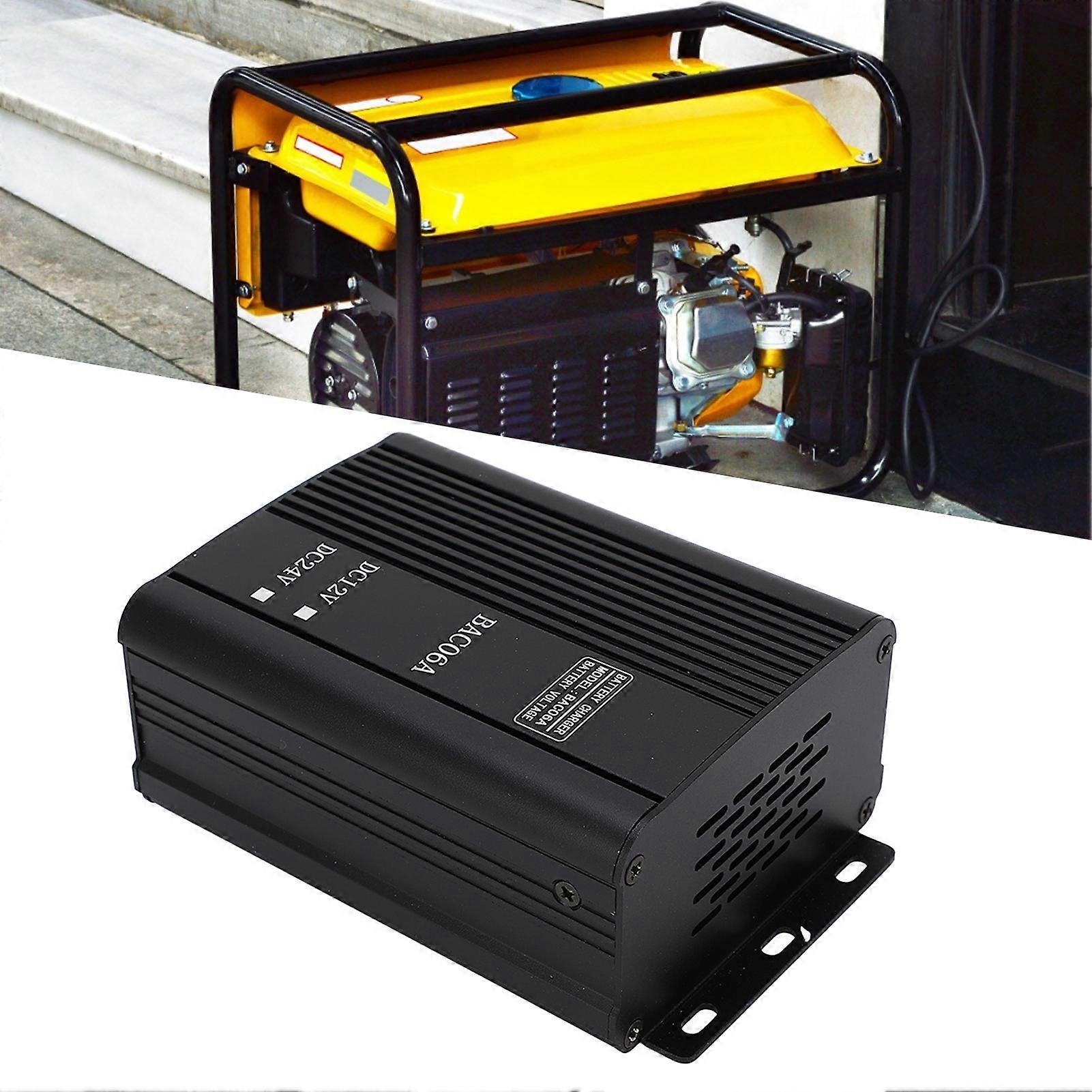 Generator Battery Charger Low Consumption Automatic Intelligent Genset Charger AC100‑240V 24V 3A
