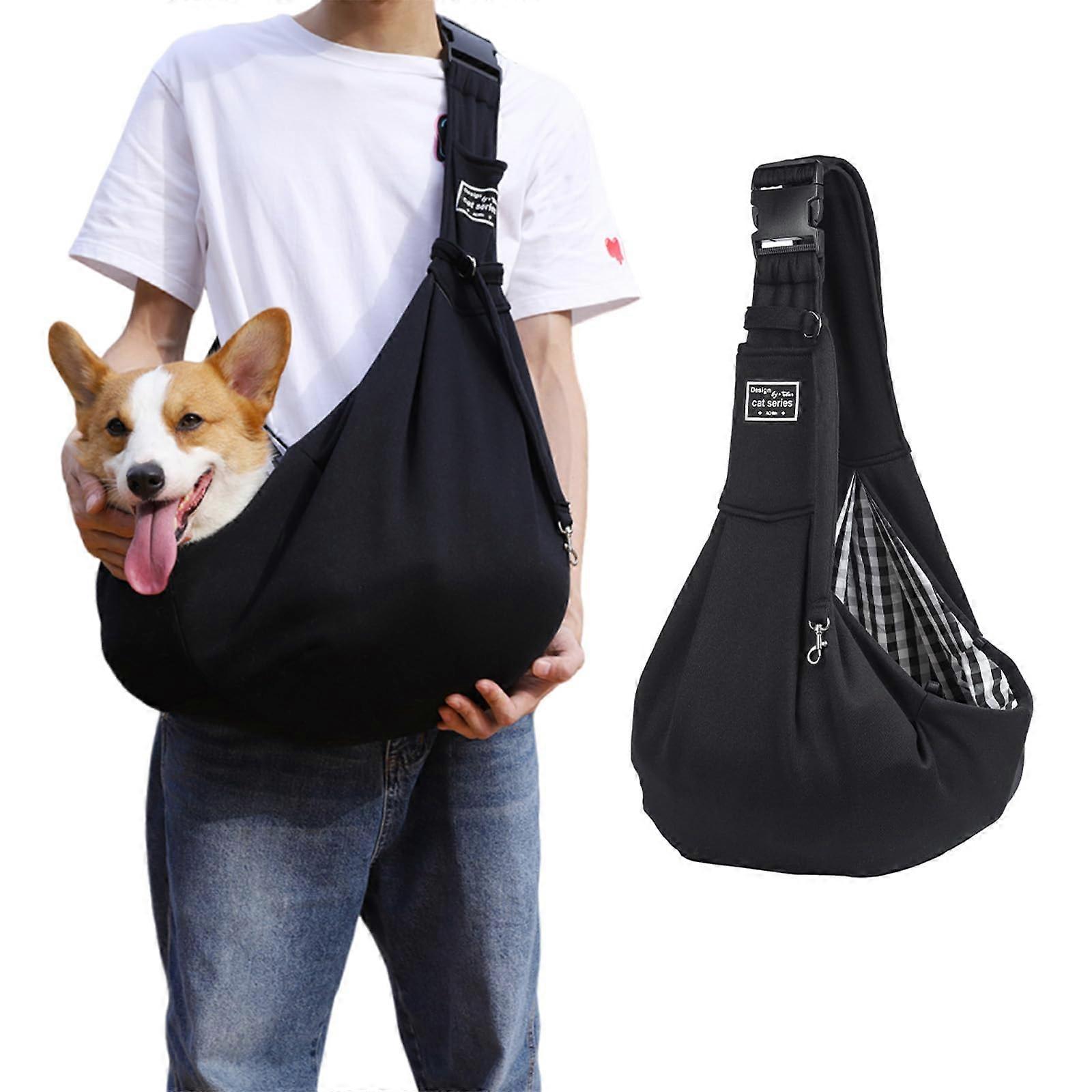 Dog Carrier Sling for Small Dogs up to 7.5 kg, Adjustable Strap