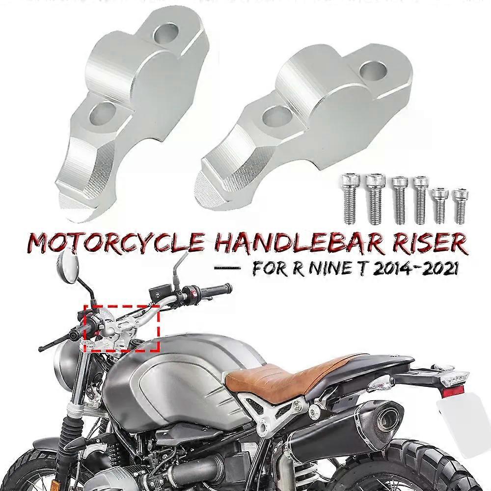Fit For BMW R9T R NineT R NINE T 2014-2022 Scrambler Pure Racer Motorcycle Handlebar Riser Clamp Mount Adapter28mm Handle Bar Riser