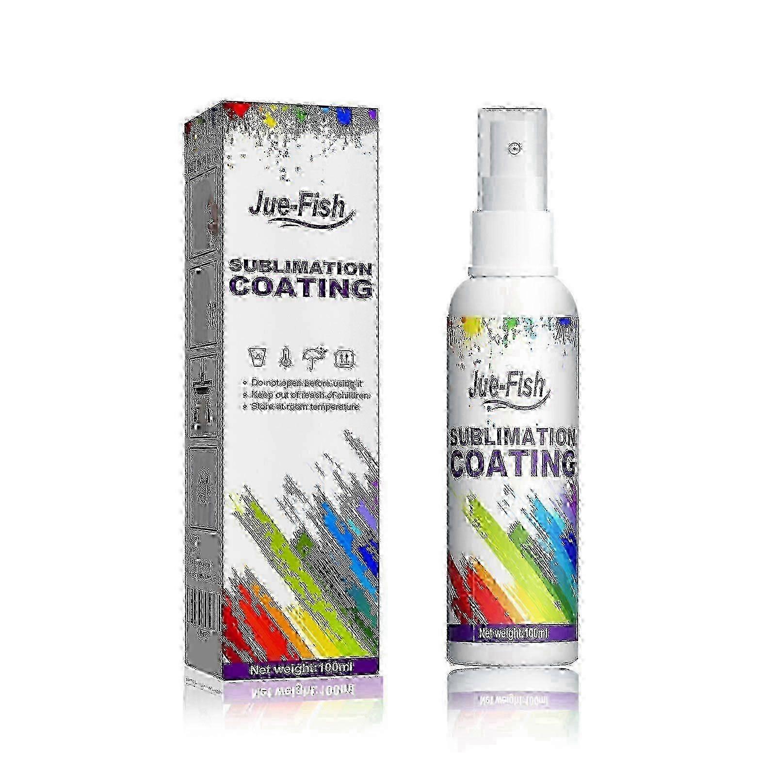Sublimation Coating Spray Kläder Varmdragning Värmeöverföring Utskrift Slitstark Fläckbeständig Multi-Purpose vidhäftning