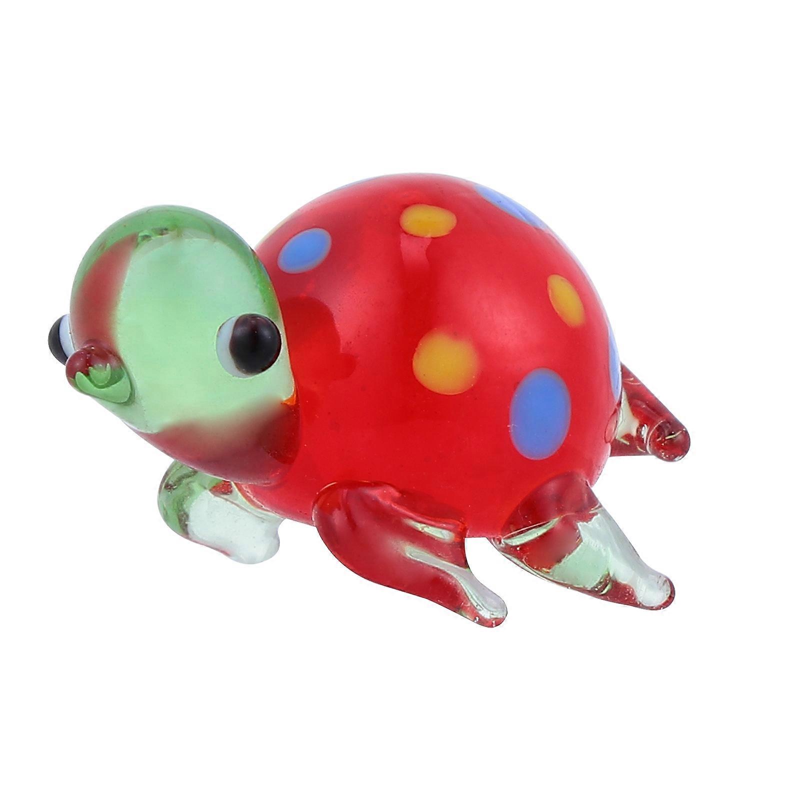 Glass Turtle Figurines For Diy Projects Artists Accessory 1Pack