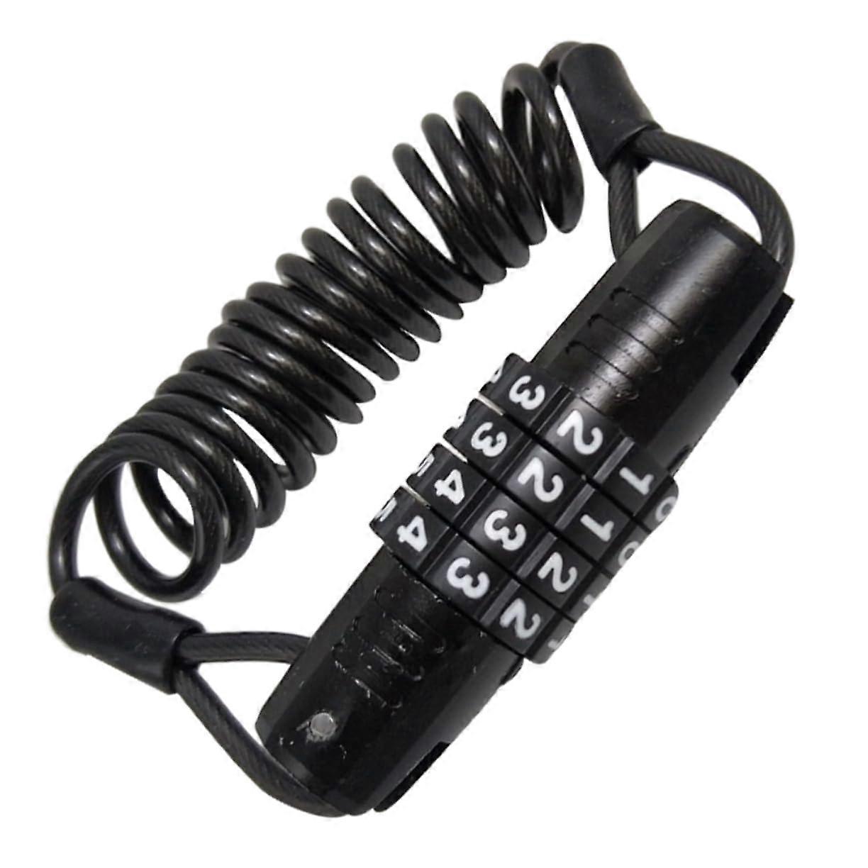 Bicycle Password Lock Portable AntiTheft Cable Lock for Bicycles, Motorcycles, and Scooters Compact and Durable Easy to Use On the Go