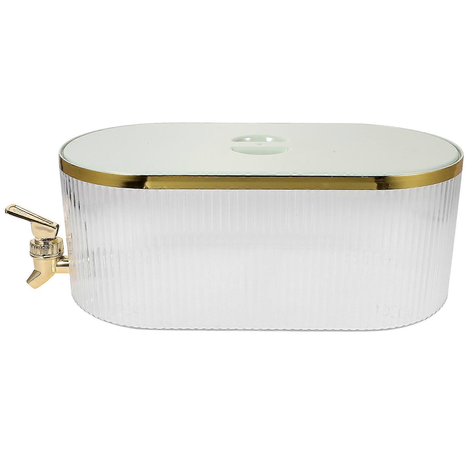 Lemonade Dispenser Drinks Dispenser Home Use Office Use Pale Green Anti-Blocking Faucet 1Pack