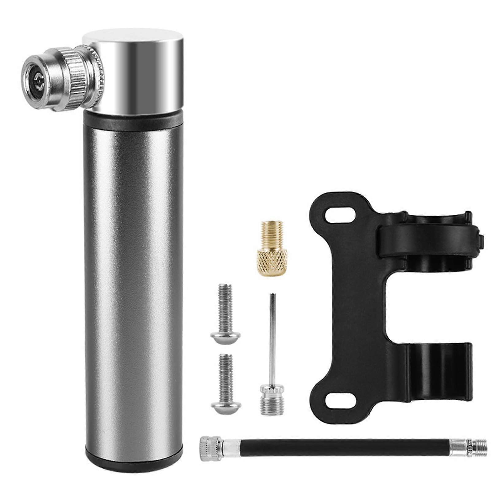 Efficient bicycle air pumps Reliability pressure bicycle air pumps For longdistance cyclists silver