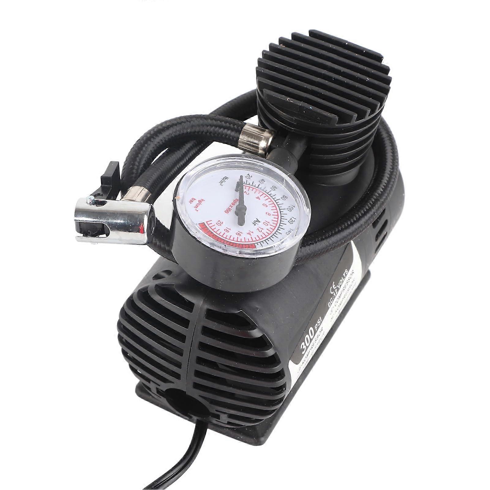 Portable 2V Car Pump with Dial Design for Motorcycle and Boat Use Scratch