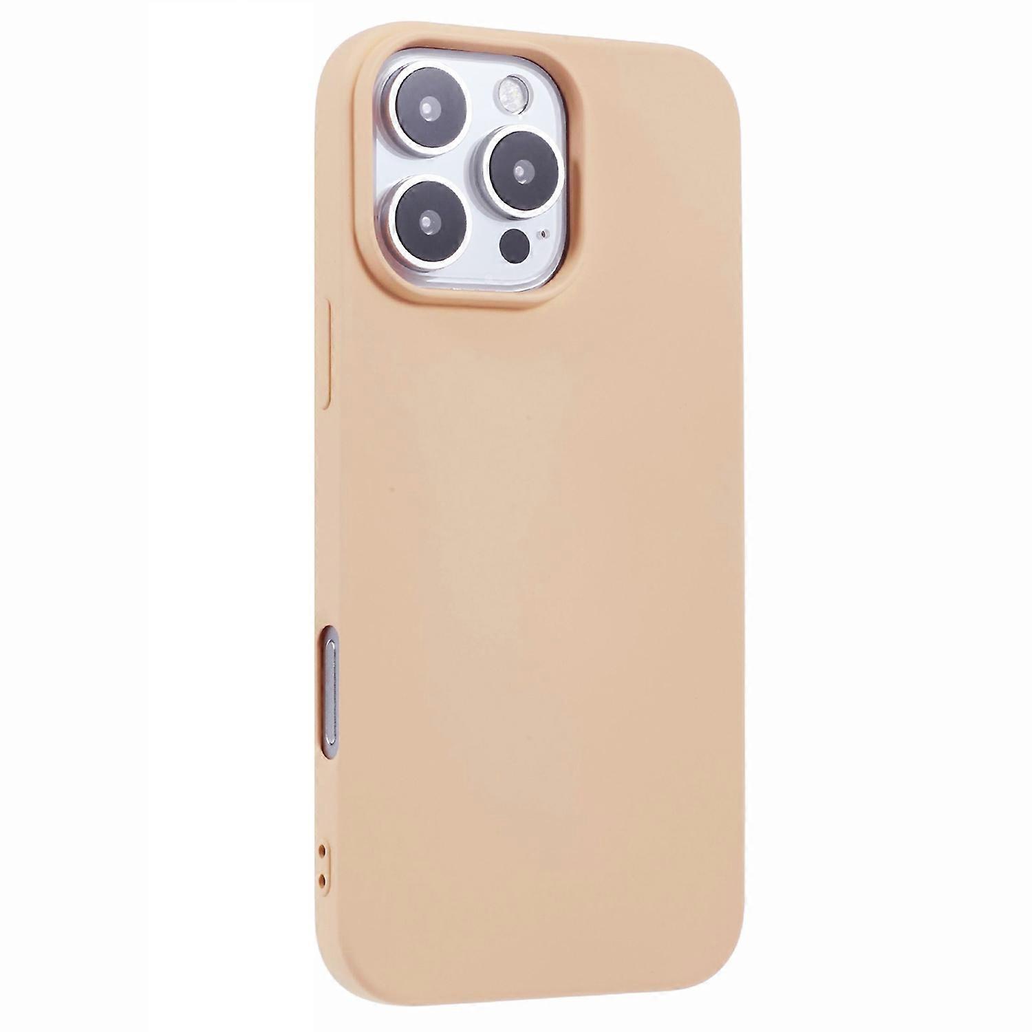 For iPhone 16 Pro Case Soft TPU Fiber Lining Protective Phone Cover