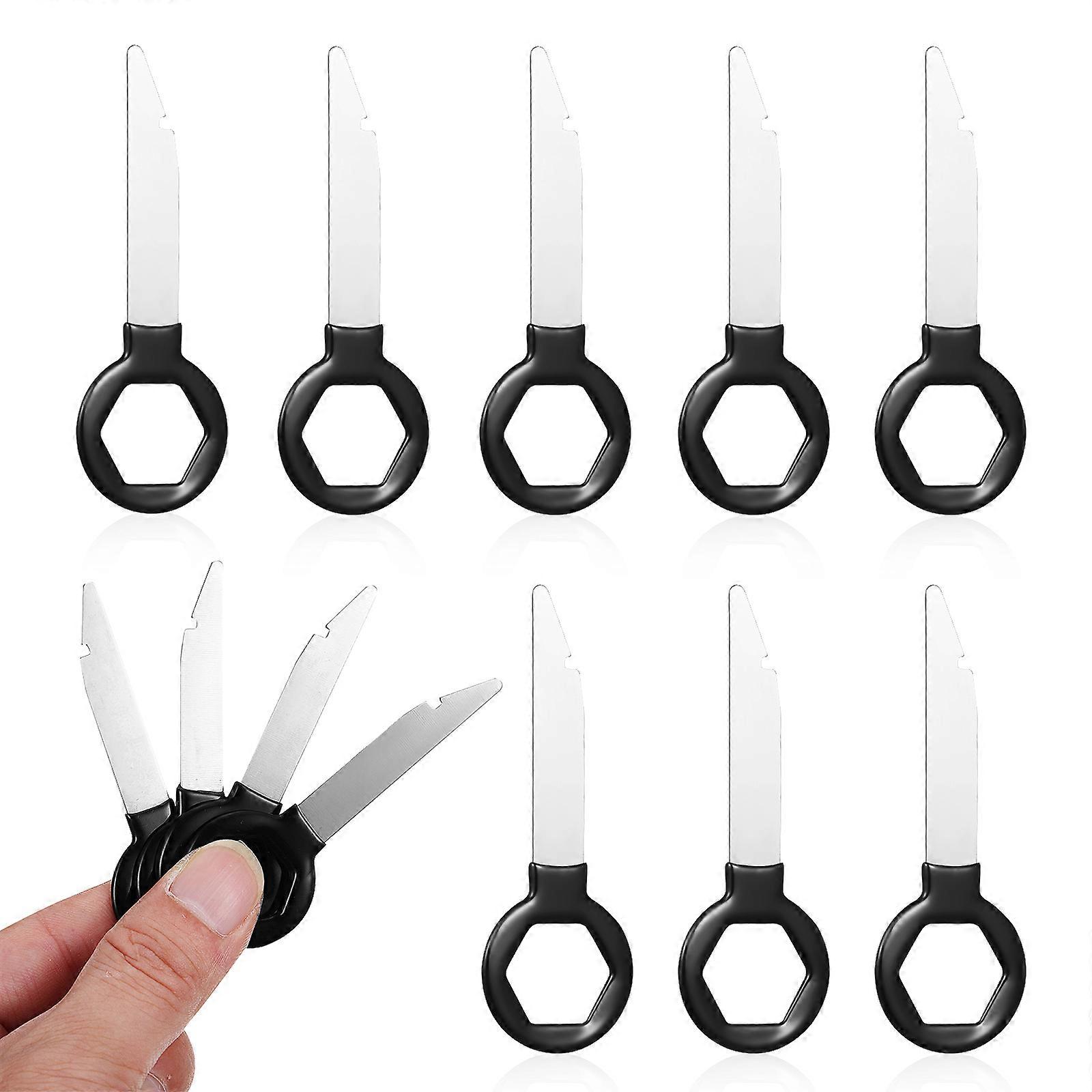 Car Radio Disassembly Tools Radio Removal Keys For Mechanics Car Owners 8Pcs