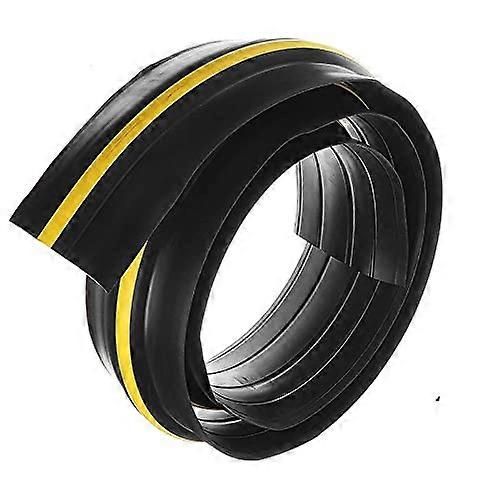 12,1 M Garage Door Bottom Seal Weather Stripping PVC Rubber Seal Strip Door Bottom Seal Water Noise Seal Bumper Strip ER (Solid1.8m)