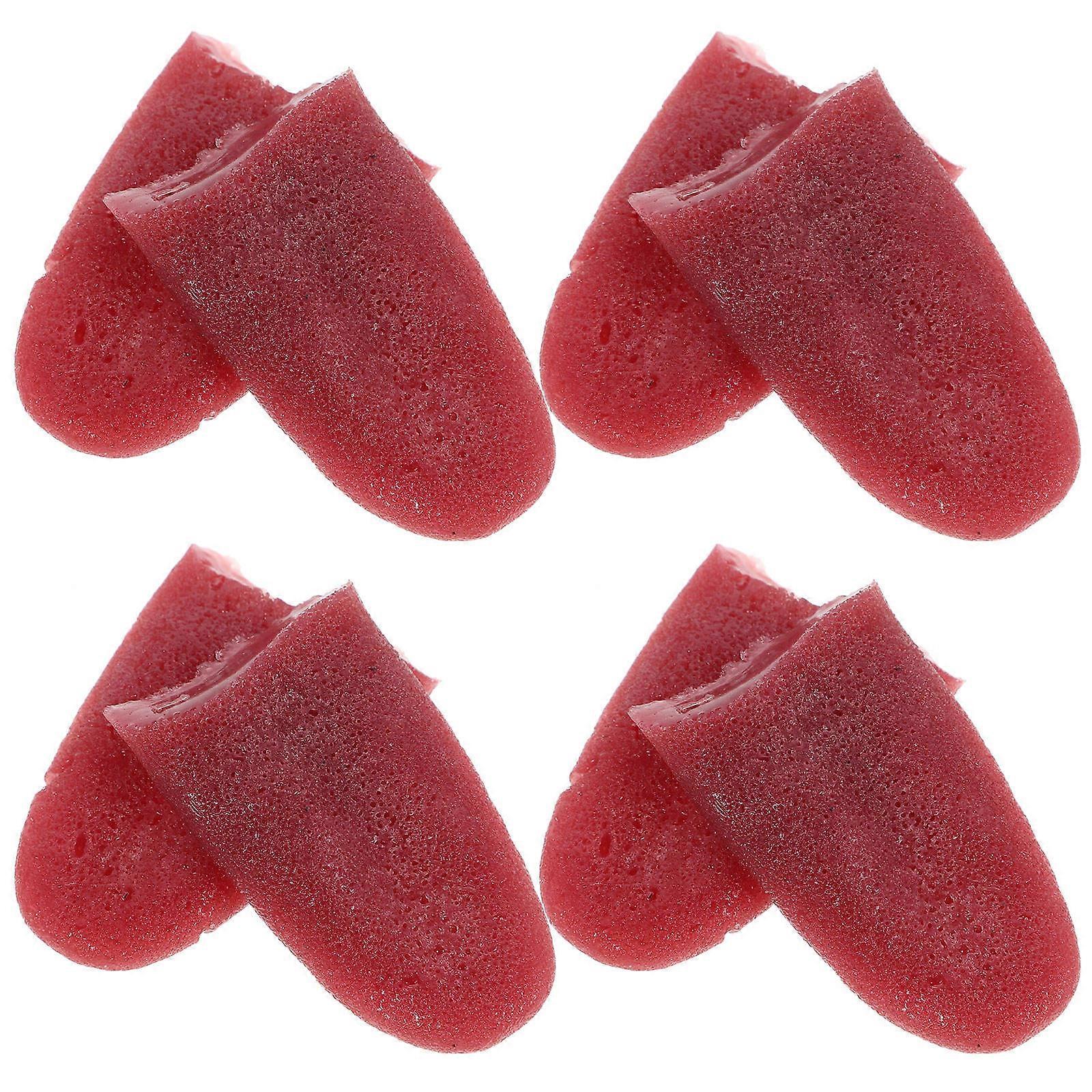 Human Tongue Prop Partygoers Realistic Tongue Shape Ideal For April Fools' Day 10Pcs