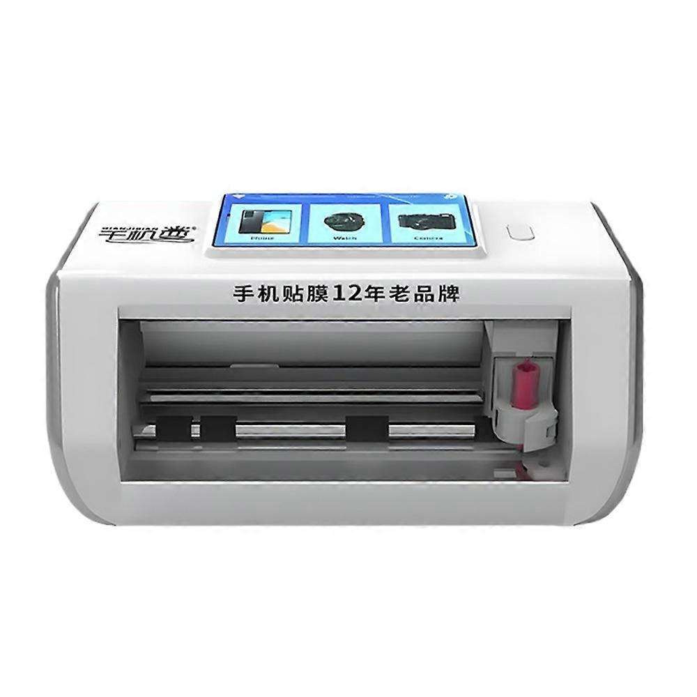 QIANJIBIAN Automatic Phone Screen Protector Cutting Machine Bluetooth-Compatible Auto Model Update Soft Film Feeding Machine - US Plug
