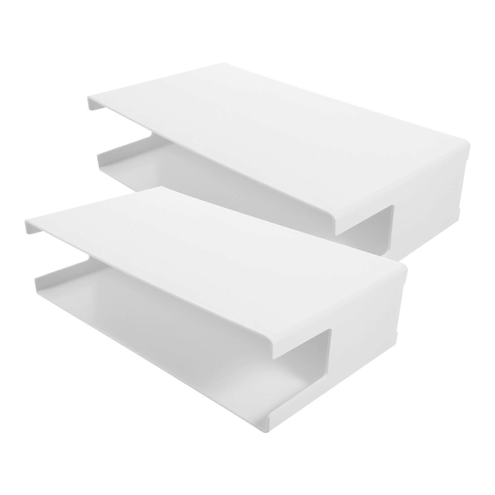 2pcs Vertical Desktop Storage Rack Paper Organizer File Holder Durable Modern Design Efficient Document Classroom Use