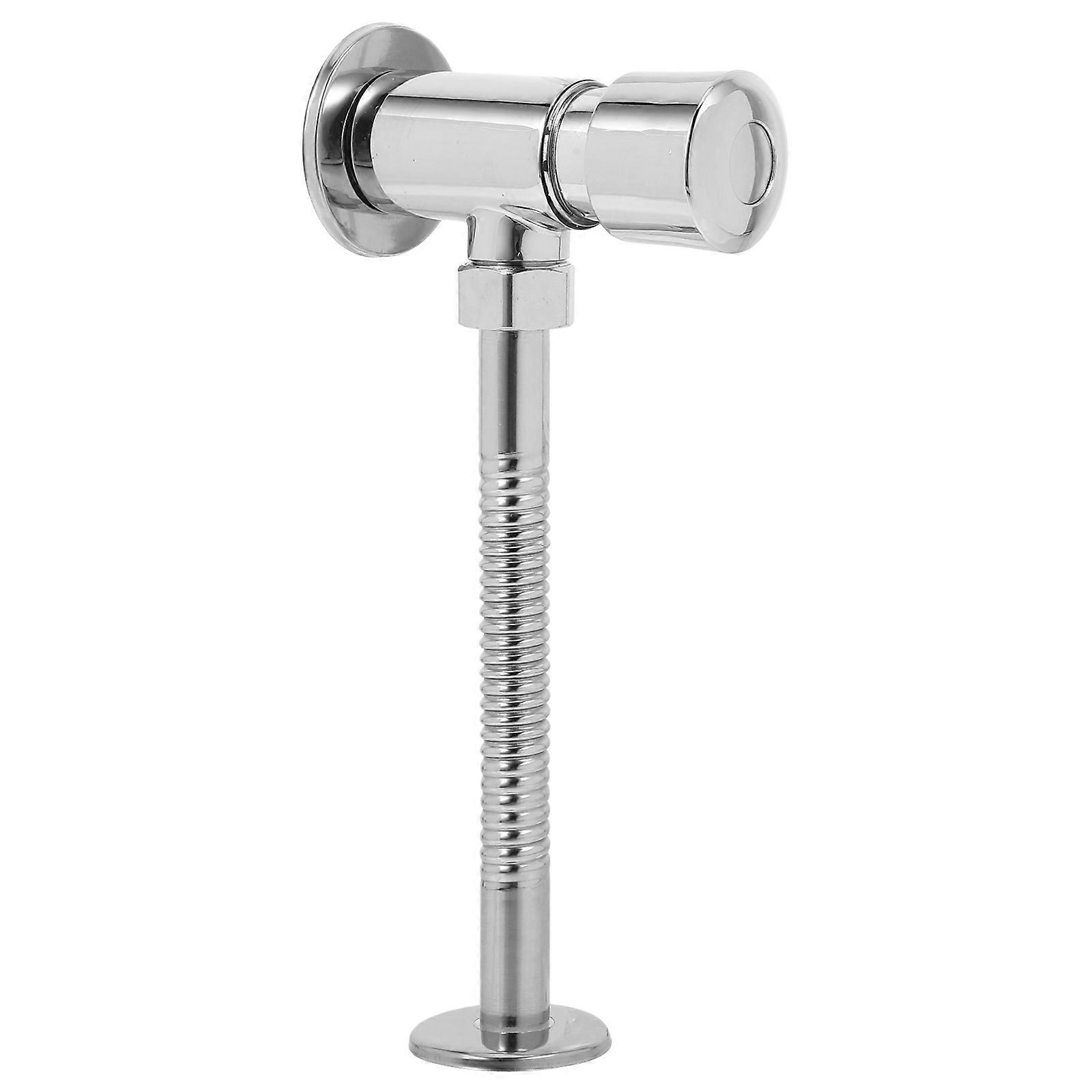 Manual Flush Valve Urinal Flush Valve for Commercial Users Household Users Wall-Mounted Design Water Conservation Feature 19.50X10.00X3.30CM 1Pcs