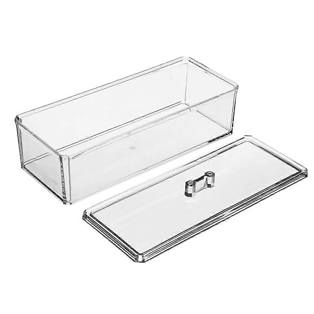 1 Pc Acrylic Transparency Food Storage Box Tea Bag Organizer Kitchen Sorting Container with Cover
