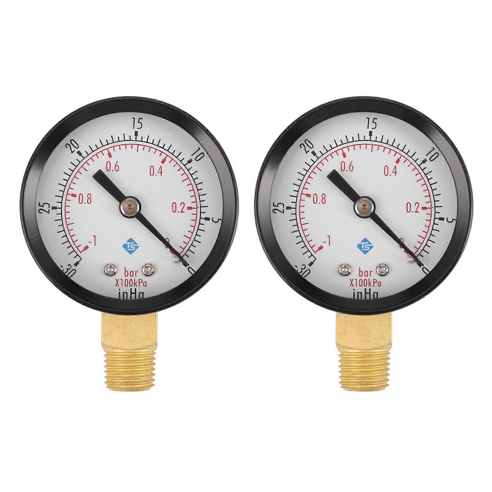 Mini Dial Pressure Gauge scale Black