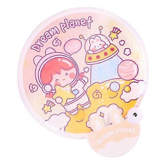 Beautiful Round Gift Colorfast Cute Summer Folding Fan Travel Supplies Hand Fan