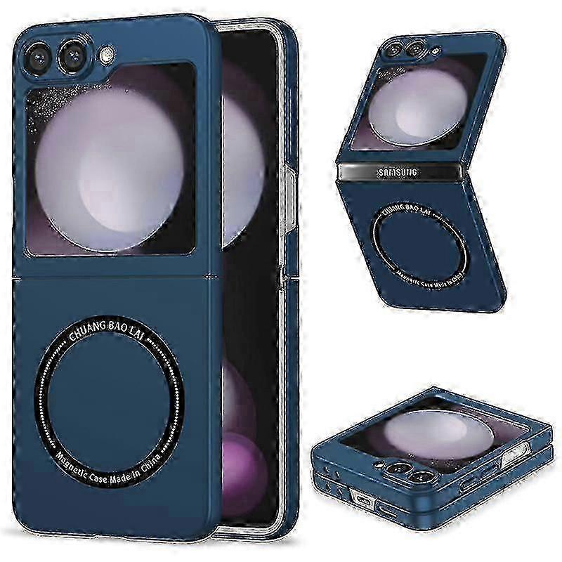 Built-in Magnet Circle Cover Magsafe Silicone Shockproof Case for Galaxy Z Flip 6