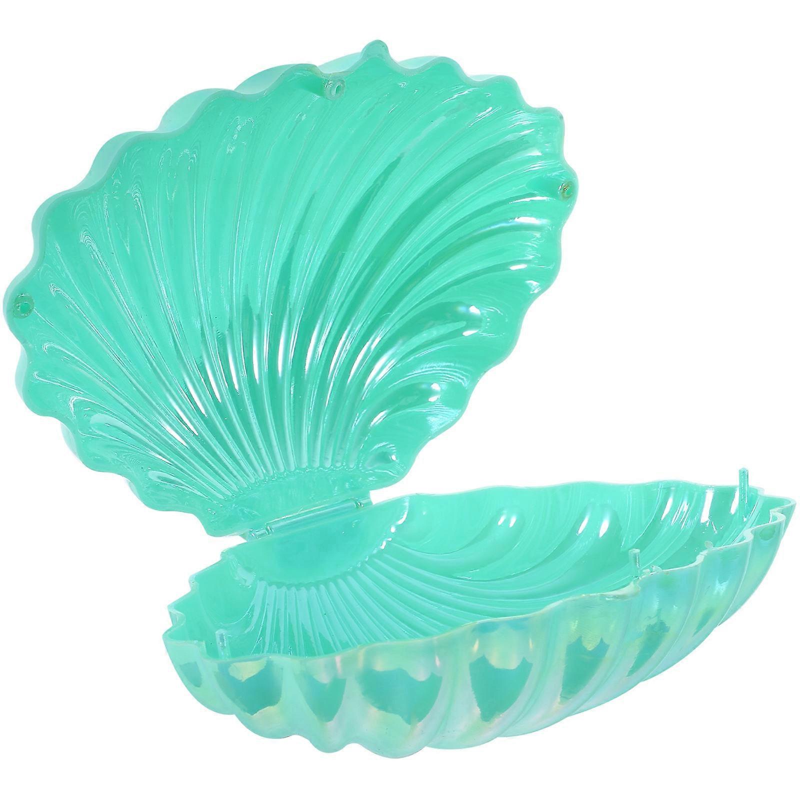 Pearlescent Shell Storage Box Large Jewelry Organizer, Candy Container & Party Favor for Weddings, Birthdays, Anniversaries Lightweight