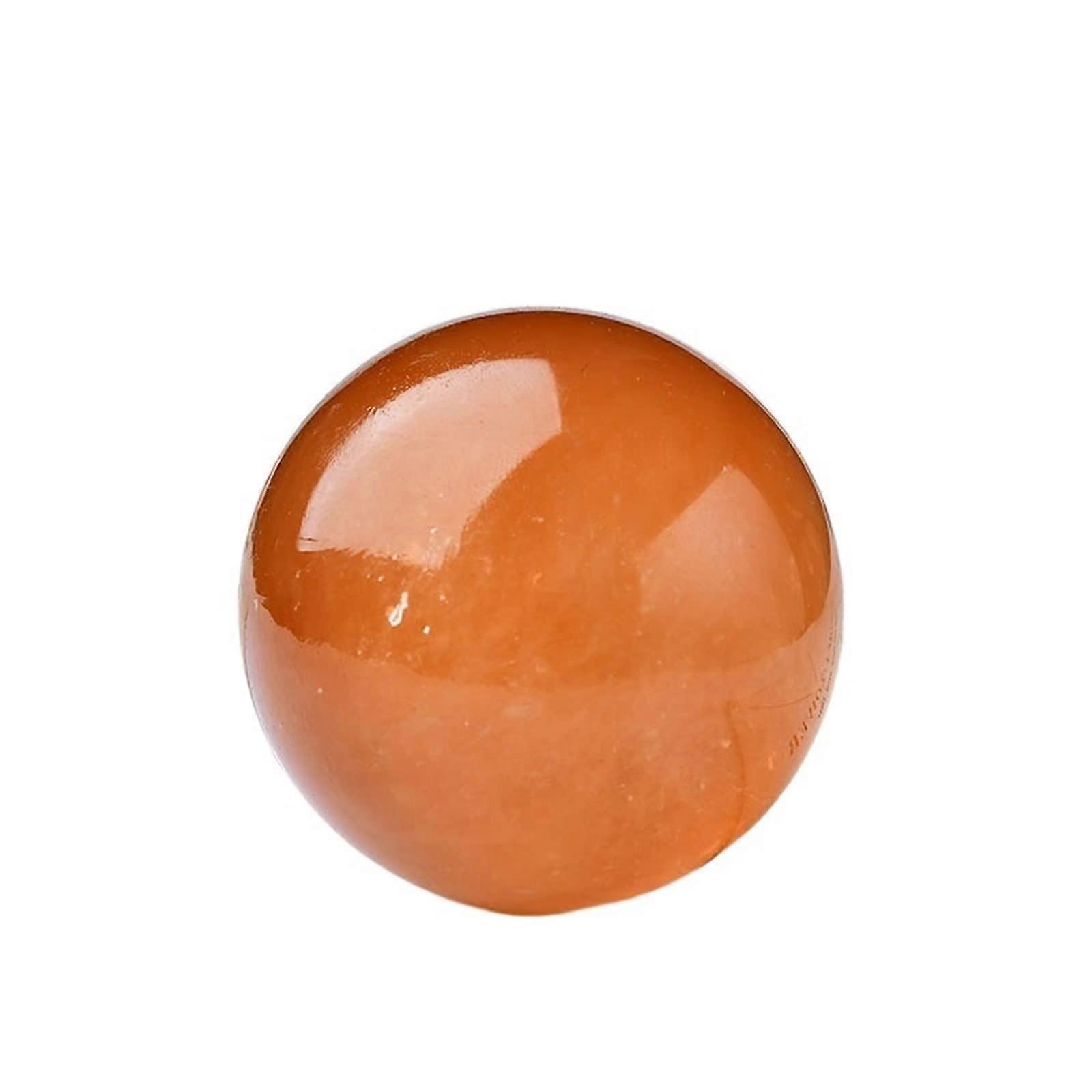 Yellow Calcite Crystal Ball 6-7cm Natural Healing Stone for Home Decor and Interior Design