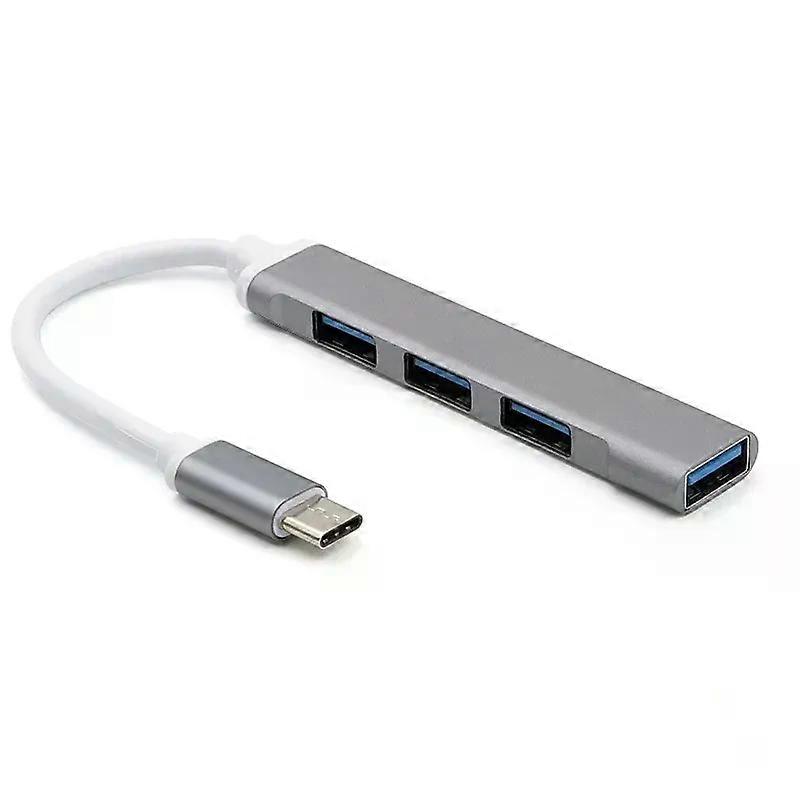 USB Hub High Speed Mini 4 Port USB 30 20Hub Multi USB Splitter 4port Expander Computer Accessories for PC Laptop
