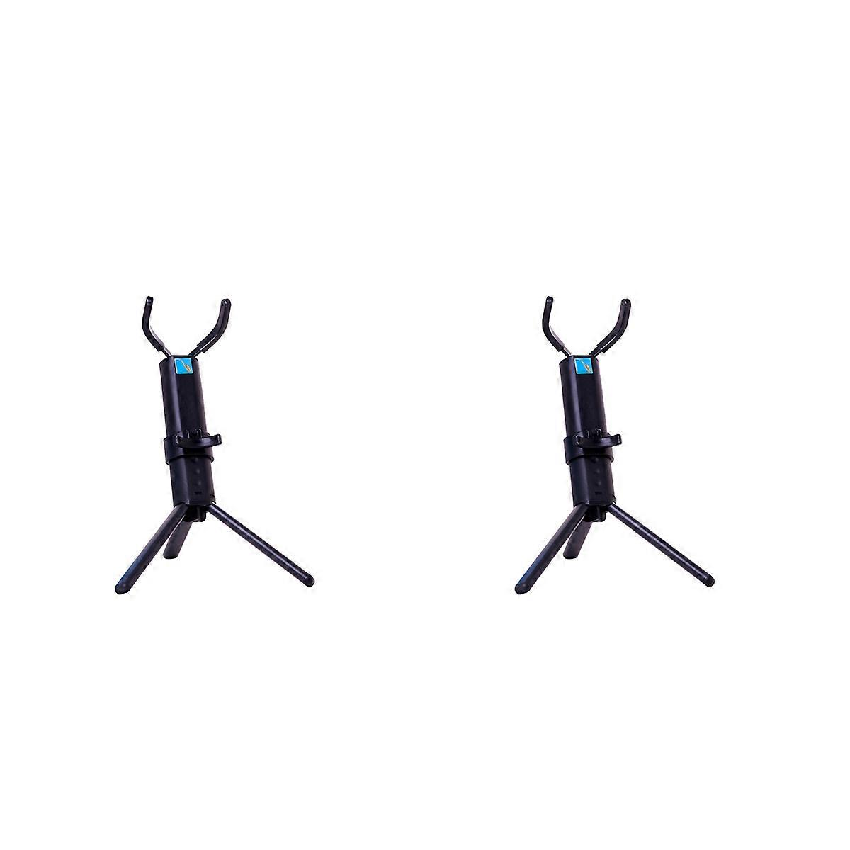 2X Portable Foldable Sax Holder Stand with Metal Leg Base Foldable for Alto Saxophone