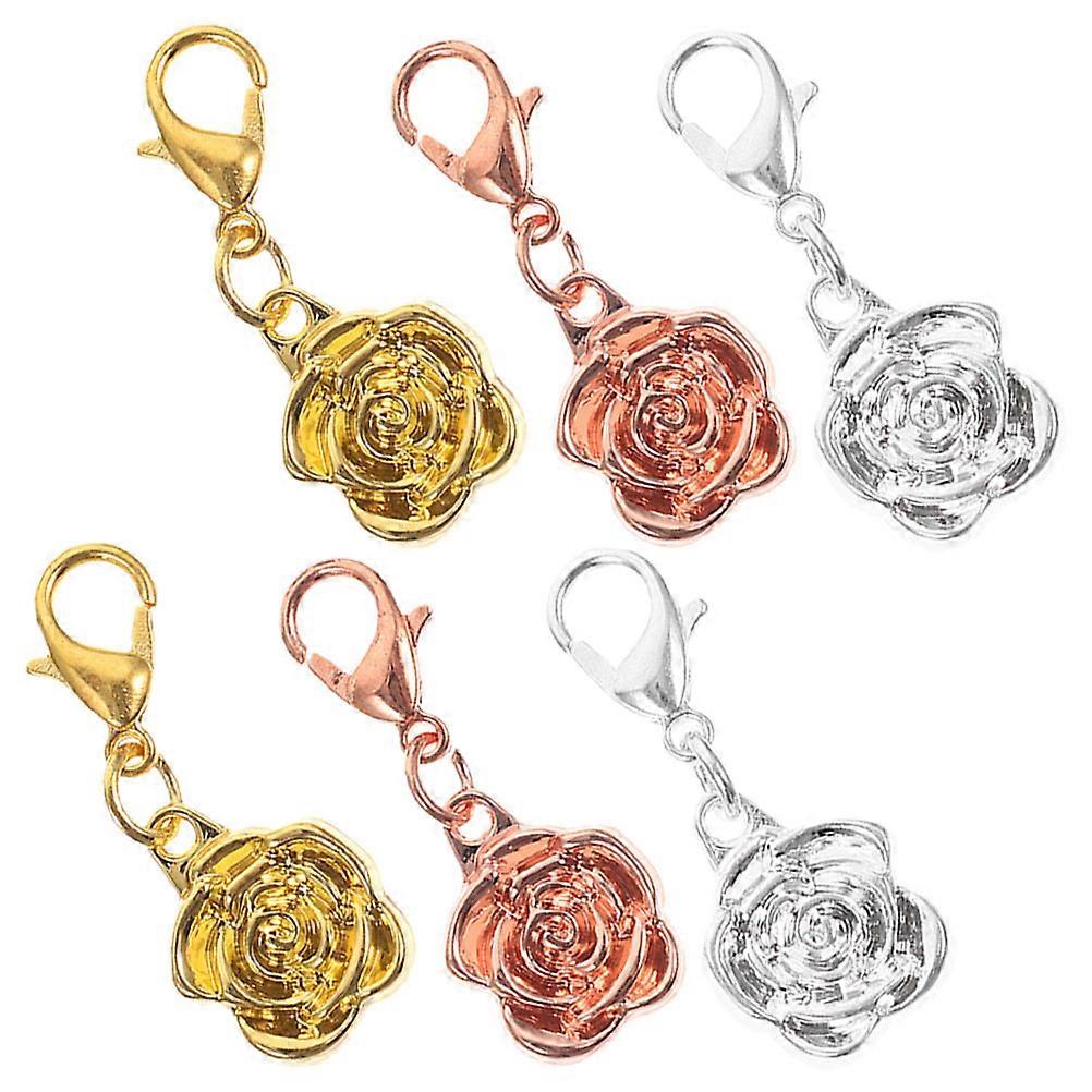 Jewelry Clasps Bracelet Clasps for DIY Use 6Pcs Multi Color