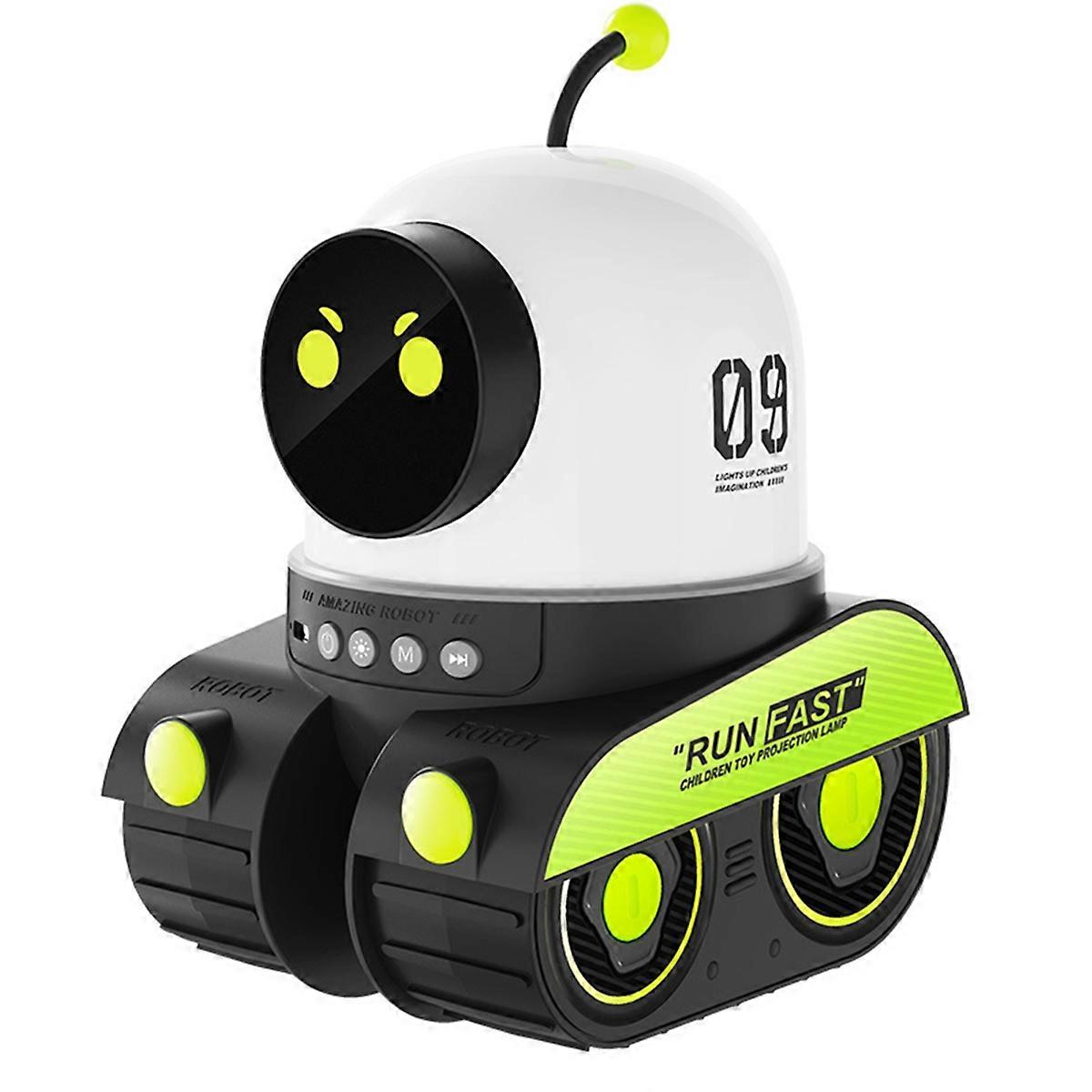 Kids Gift Robot Projector Night Light Bluetooth Rechargeable Universe