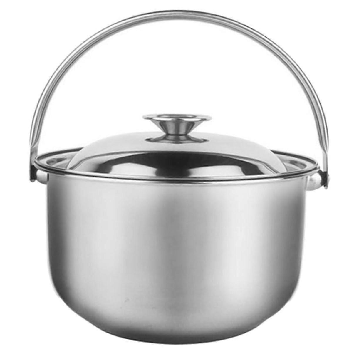 Multifunctional Soup Pot with Lid, HeatResistant for Home, Restaurants, and Parties, Durable, Ergonomic Handle, Even Heat Distribution. Ref: 8851