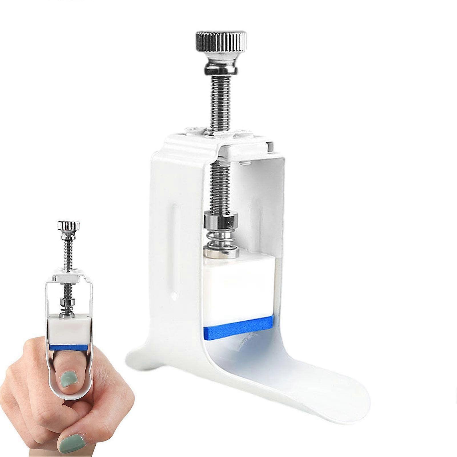 Finger Splint  Finger Splint with Soft Inner Lining  Corrector Brace Support for Hand Injuries White Printemps