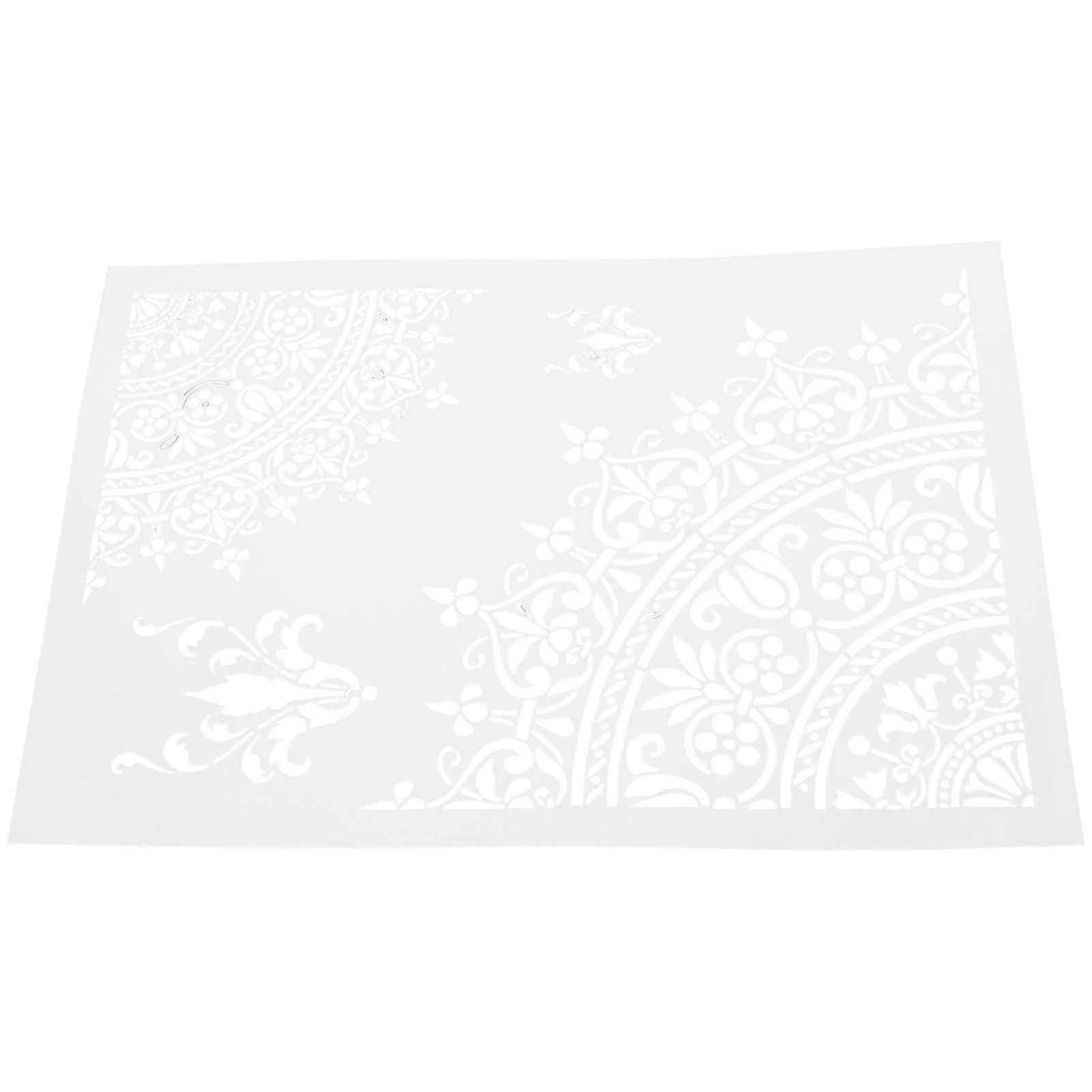 Flower Templates For Crafts Wall Painting Tools Home Hollow Design 1Pack