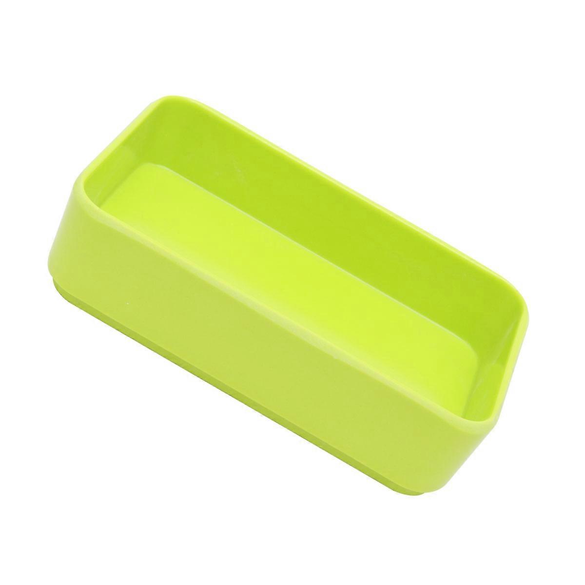Rectangular Platter for Kitchen Use Green Glossy Finish Suitable for Everyday Meals and Parties 13.8 x 9.8 inches