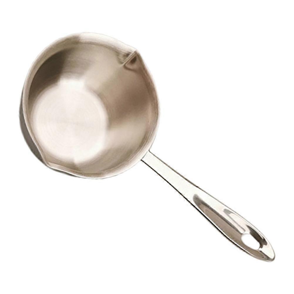 Melting Pot For Candy Cooking With Silver Stainless Steel Material And Handle Design For Home Cooks 1Set