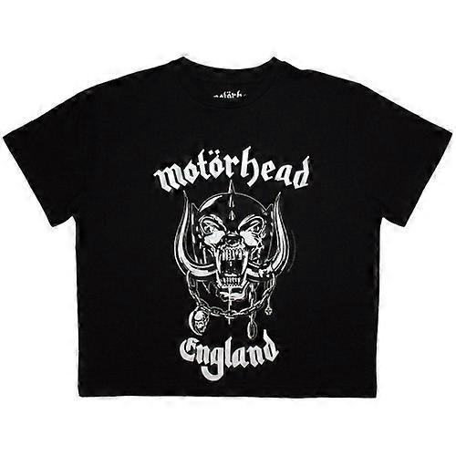 Motorhead Womens/Ladies England Crop Top