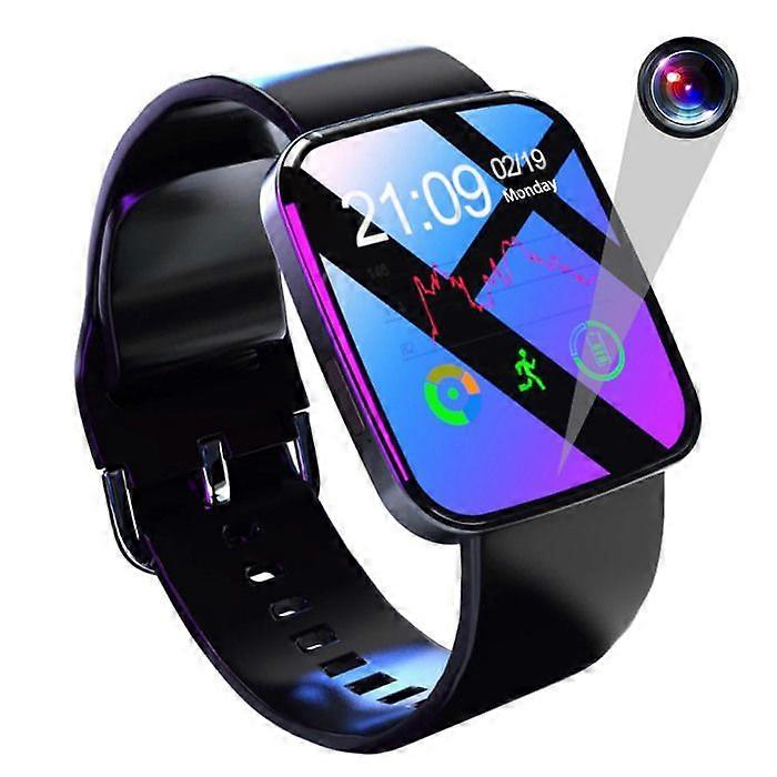 Montre espion Full HD 1080p avec détection de mouvement, application WiFi, compatible Android et iOS + carte SD 128 Go YONIS