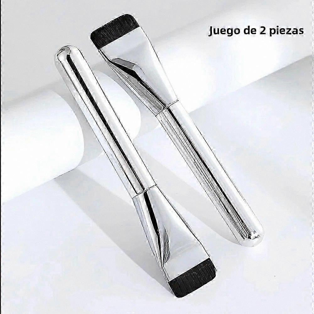 Ultra Slim Face Makeup Brushes for Foundation & BB Cream Soft Fiber Contour Tool for Blending Cosmetics Application