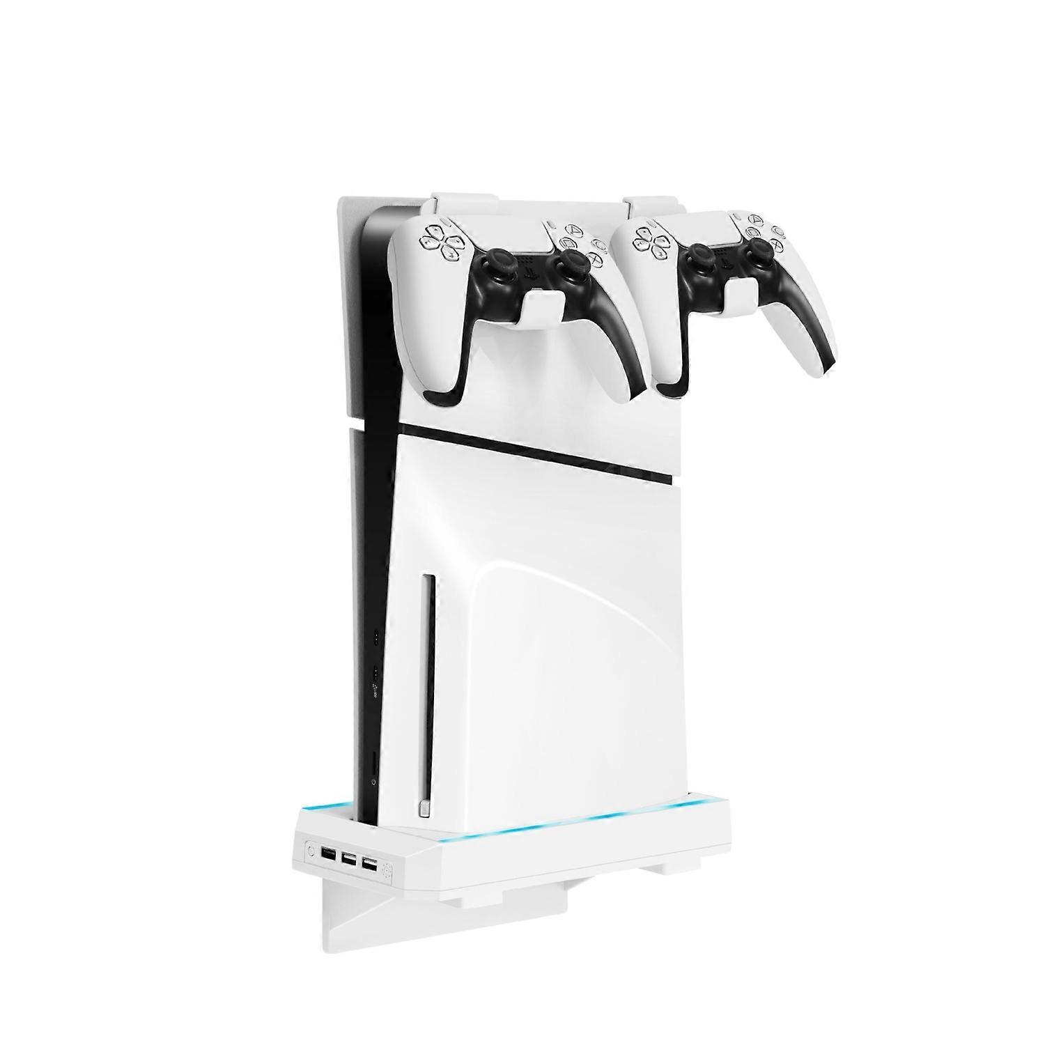 For PS5 Slim Console Wall-mounted Storage Rack Wall-mounted  Rack