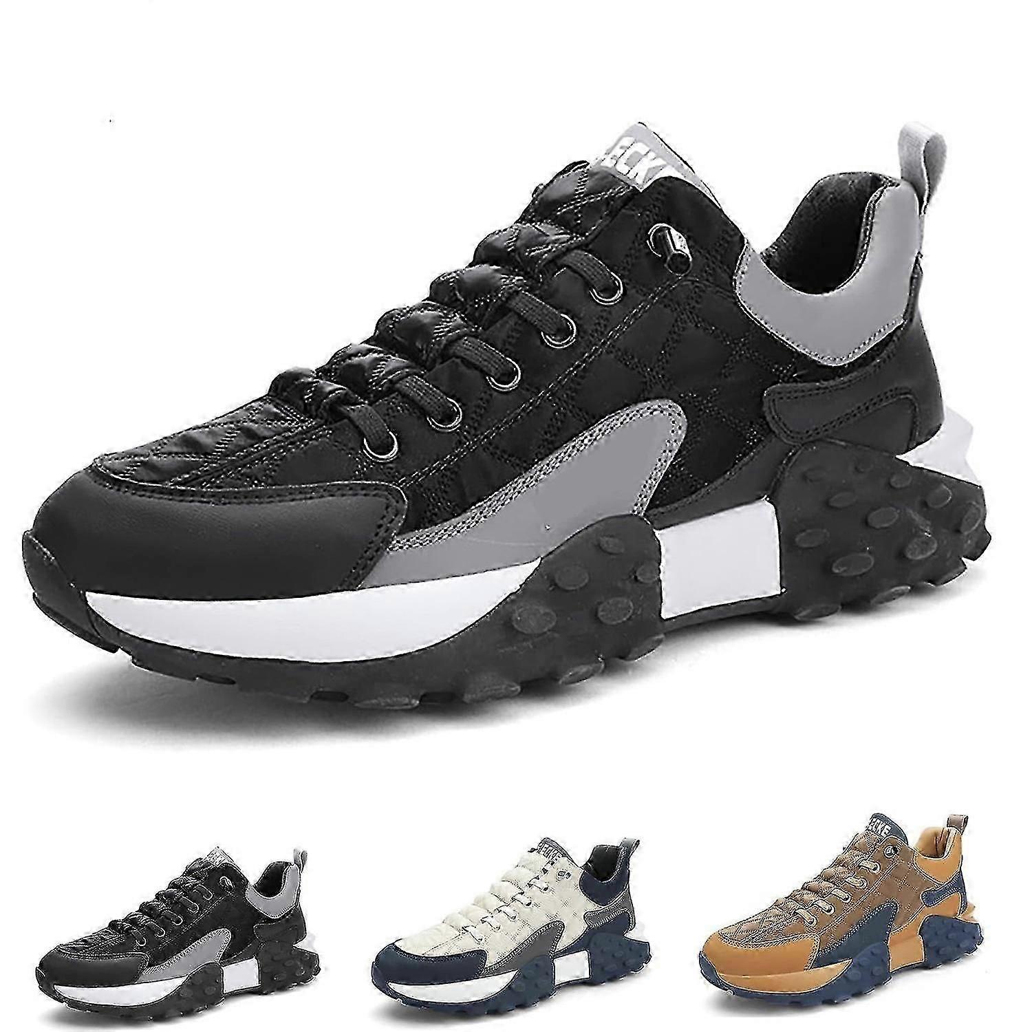 2024 Men's Orthopedic Comfort Sneaker Casual Slip on Platform Waterproof Non Slip Breathable with Ar