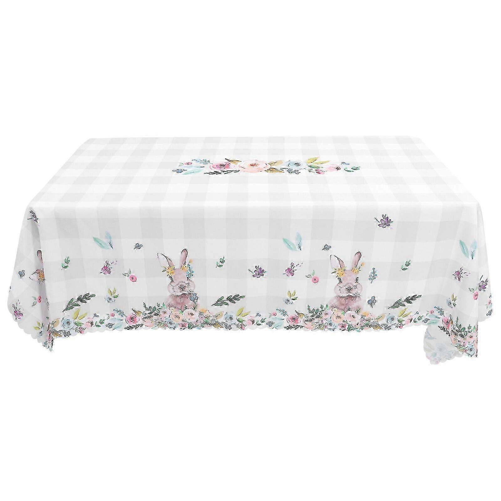 Easter Party Table Cover Spring Table Runner Table Cloth for Dining Table Easter Party Banquet