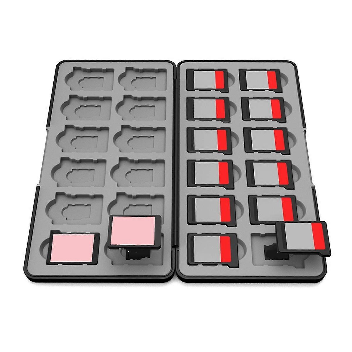 For Switch 2 Game Box with Magnetic for Switch Pro Game for NS2 Storage Box 24 Pieces