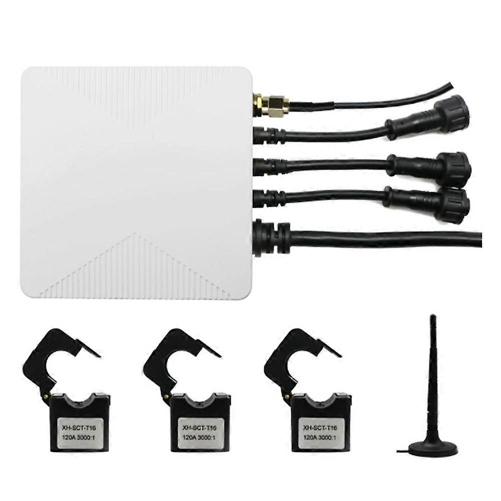 Tuya Smart Life 3 Phase WiFi Energy KWH Meter Power Clamp Current Transformer App Monitor and Record Power(200A)