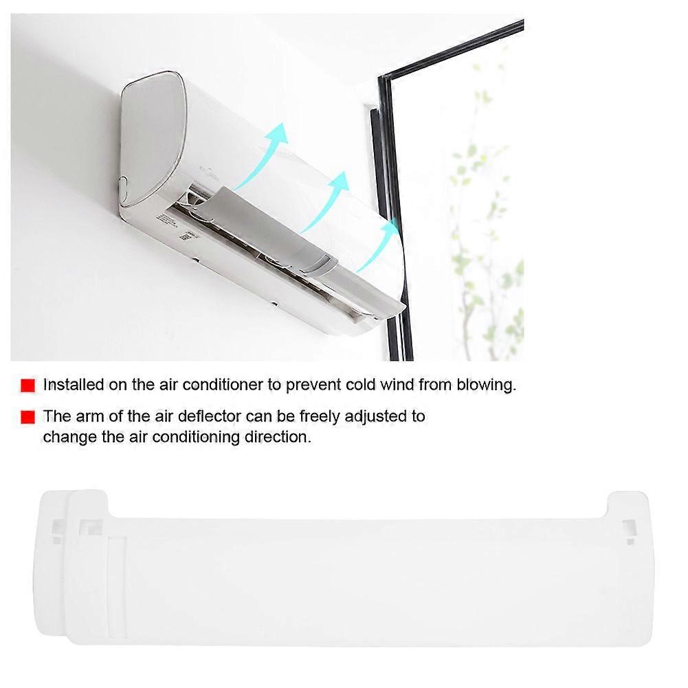 מסיט מגן רוח נשלף 41x11 ס"מ לבן