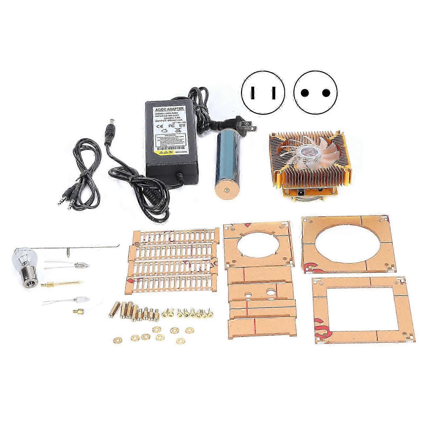 Music Coil Set Loudspeaker Industrial Supplies with Circuit Protector for Experiment AC110?240VEU Plug