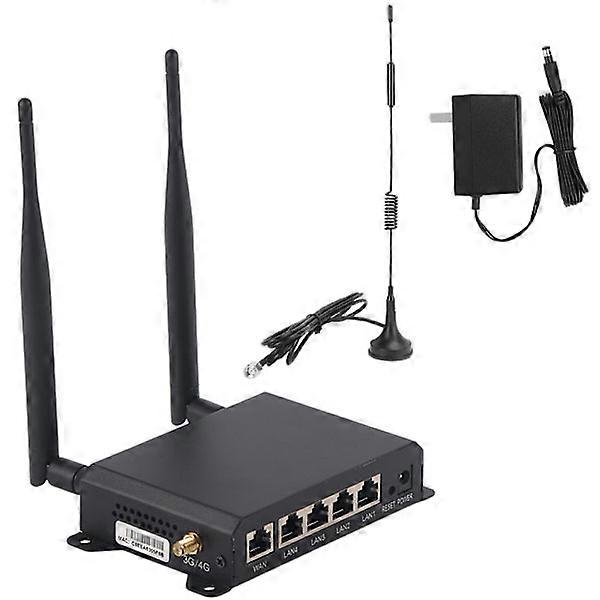 Wireless Wifi Router 300m 4G LTE USB Modem Hotspot with SIM Card CHU US Plug 100‑240V