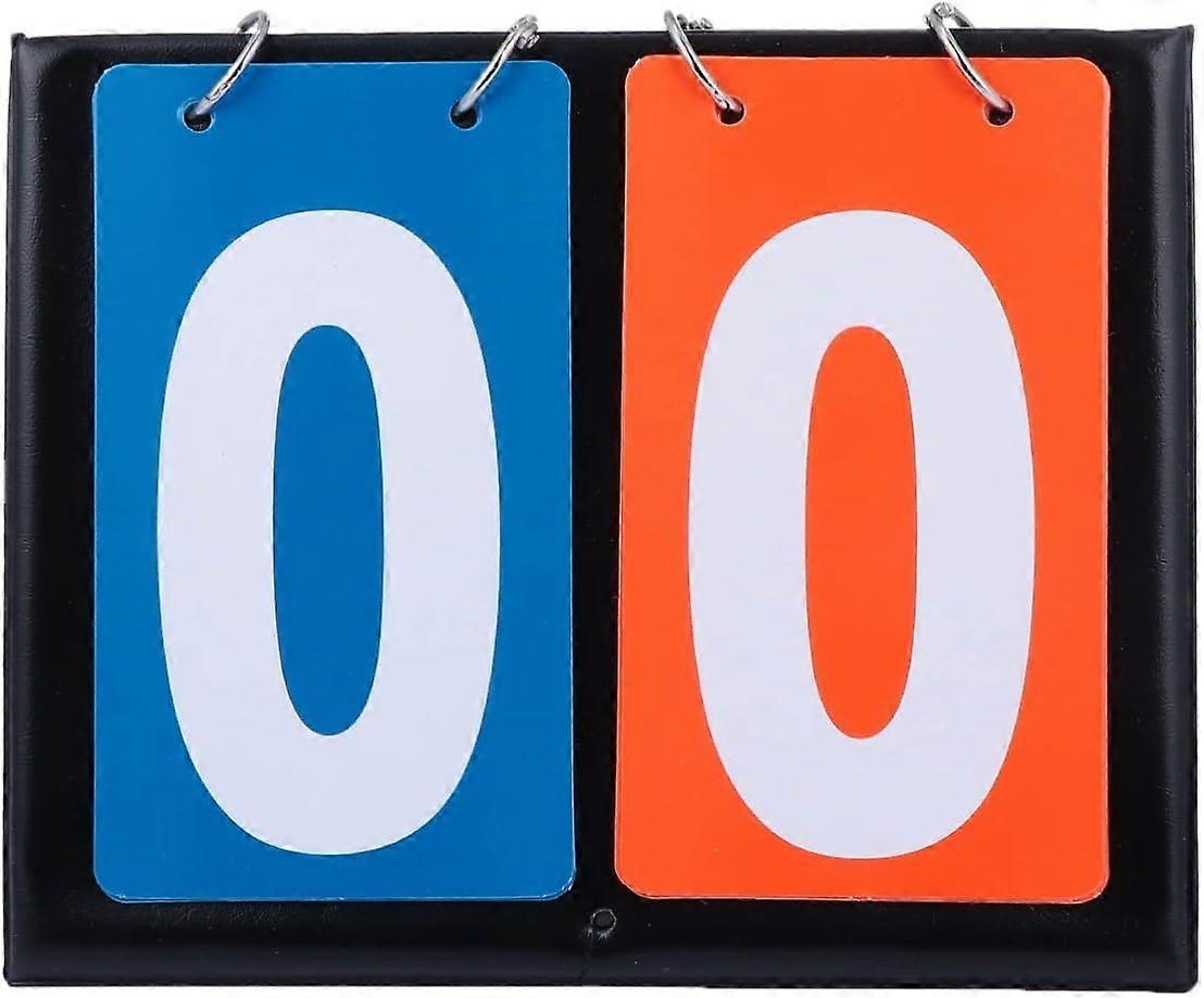 Score Flipper Basketball Score Keeper Table Top Scoreboard Portable 2-Digit