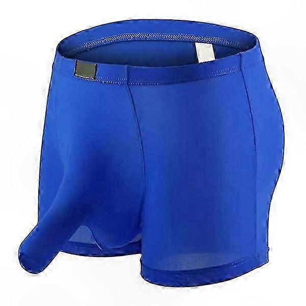 Men's Comfortable Solid Color Boxer Shorts Soft and Breathable Underwear