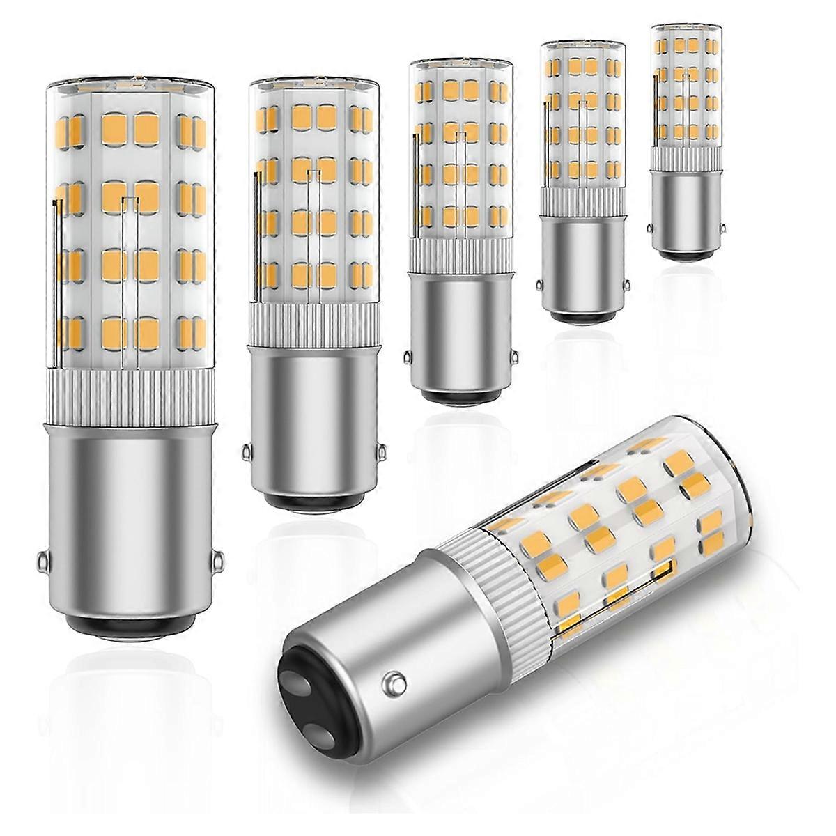 BA15DLED 120V Dual Contact Bayonet Base Bulb,50 Watt Halogen JD T3/T4 Equivalent,Replacement Sewing Machine LED Bulb C