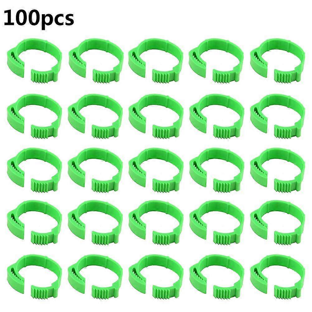 Adjustable Chicken Leg Rings with Clips for Poultry Marking and Farm and Ranch