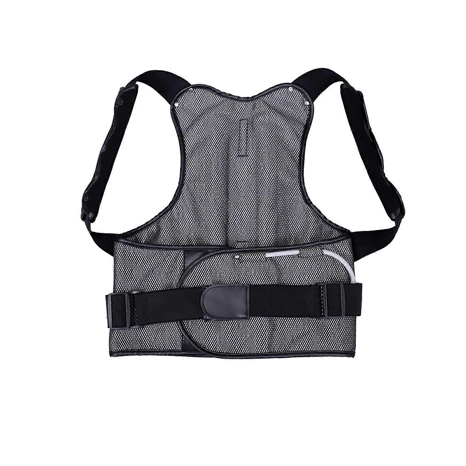 LEAMAI Inflatable Posture Corrector Back Belt Support Back Brace Relief from The Pressure on The Upper Back and Shoulders for Men and Women