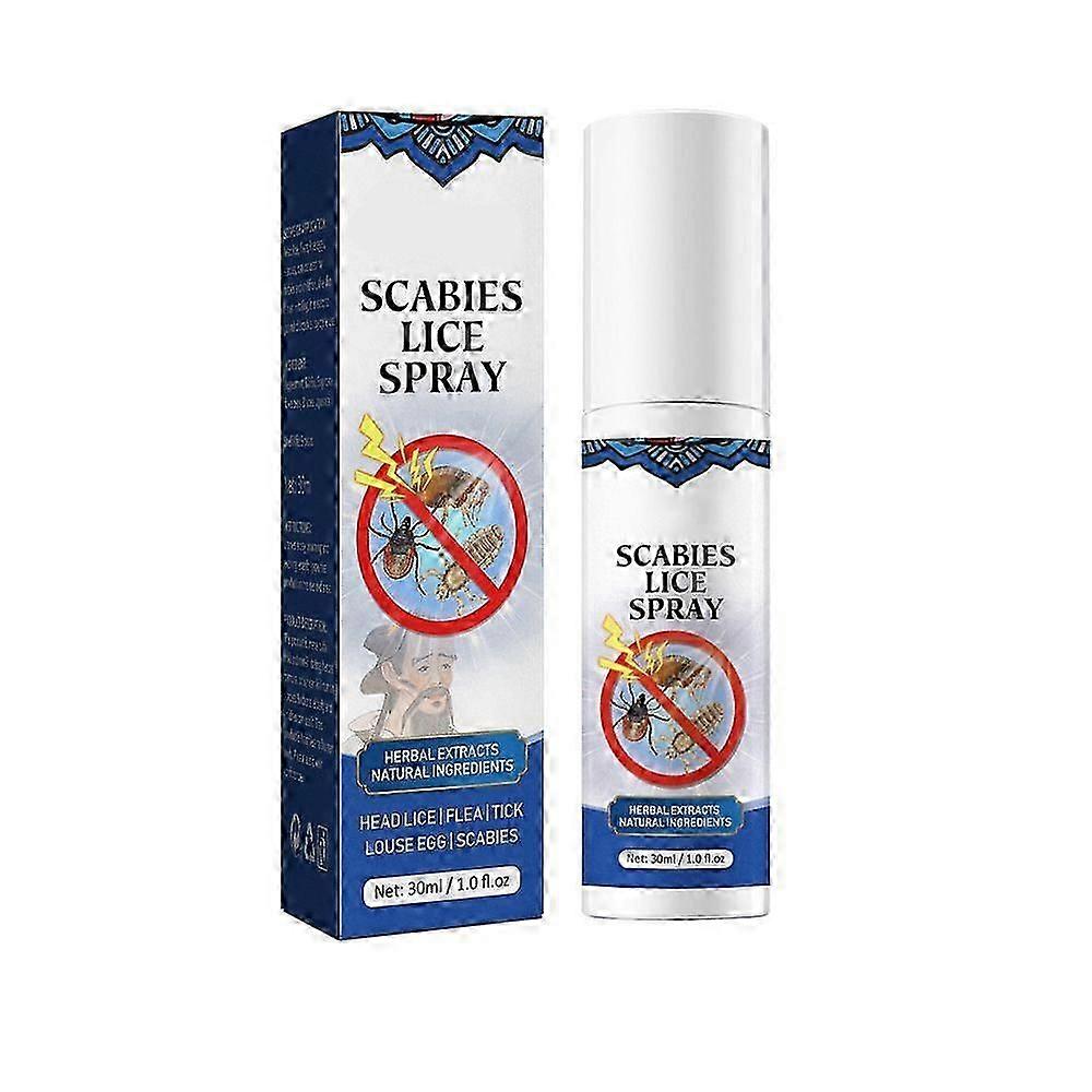 scalp spray for pubic lice removal and itching