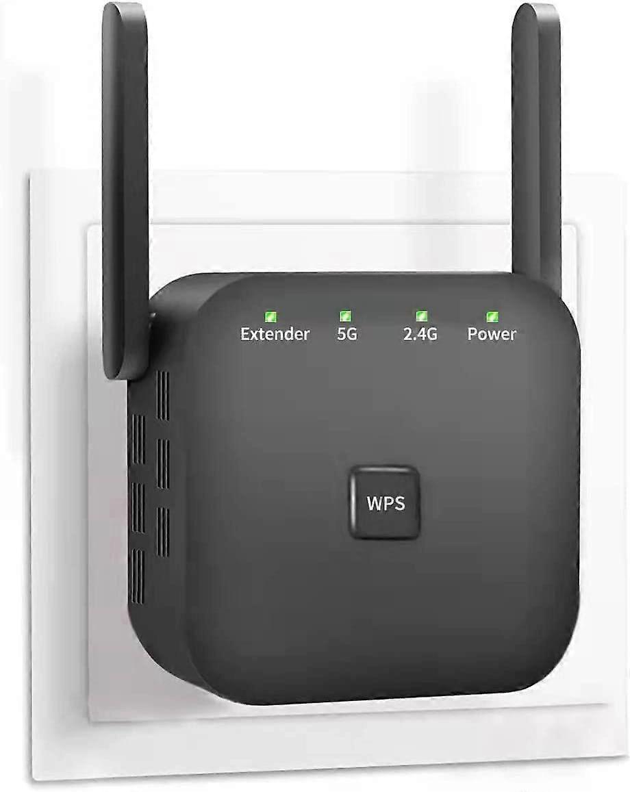 2024 Newest WiFi Extender, WiFi Repeater, WiFi Booster, Covers Up to 8640 Sq.ft and 60 Devices, Internet Booster - with Ethernet Port, Quick Setup(Bla