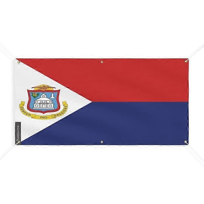 Gibraltar Flag Banner - PIXELFORMA - 200x400cm - Durable Polyester - 6 Reinforced Eyelets